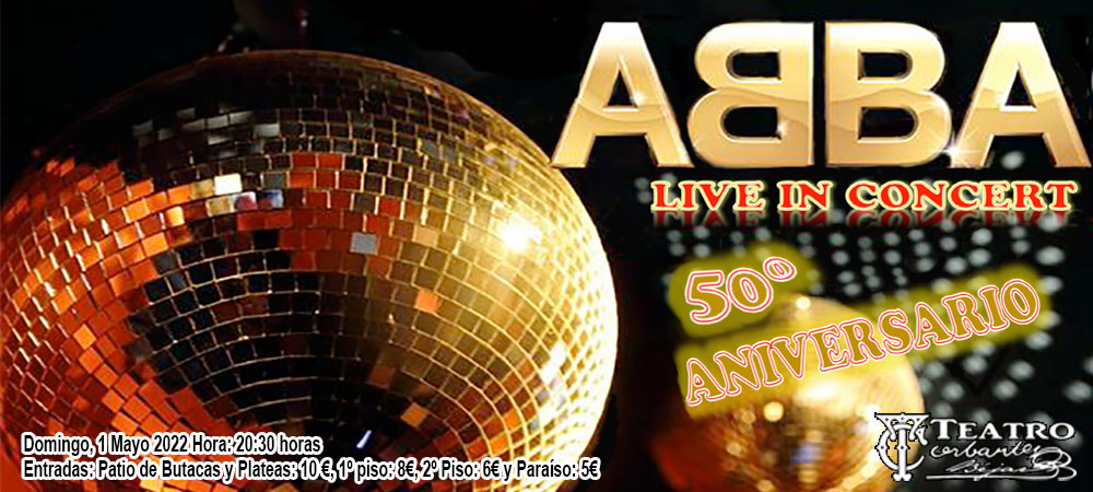 ABBA LIVE IN CONCERT 50º aniversario
